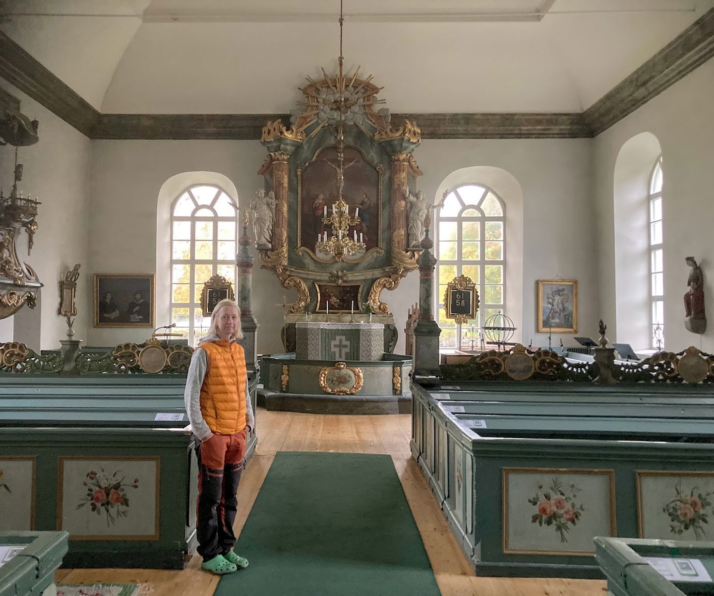 Interiör från Lillhärdal kyrka