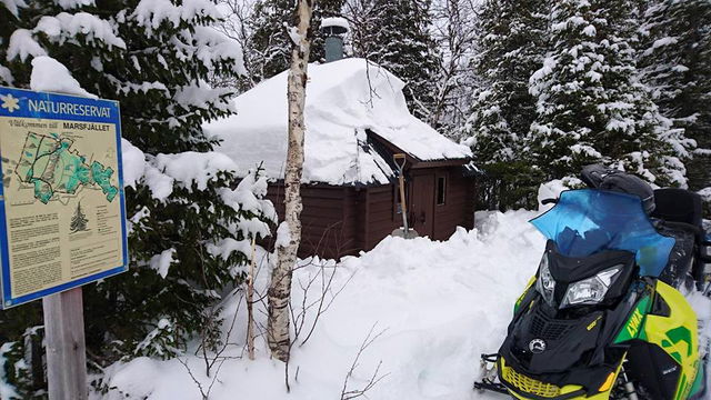 Kåta Marssjön Njakafjäll