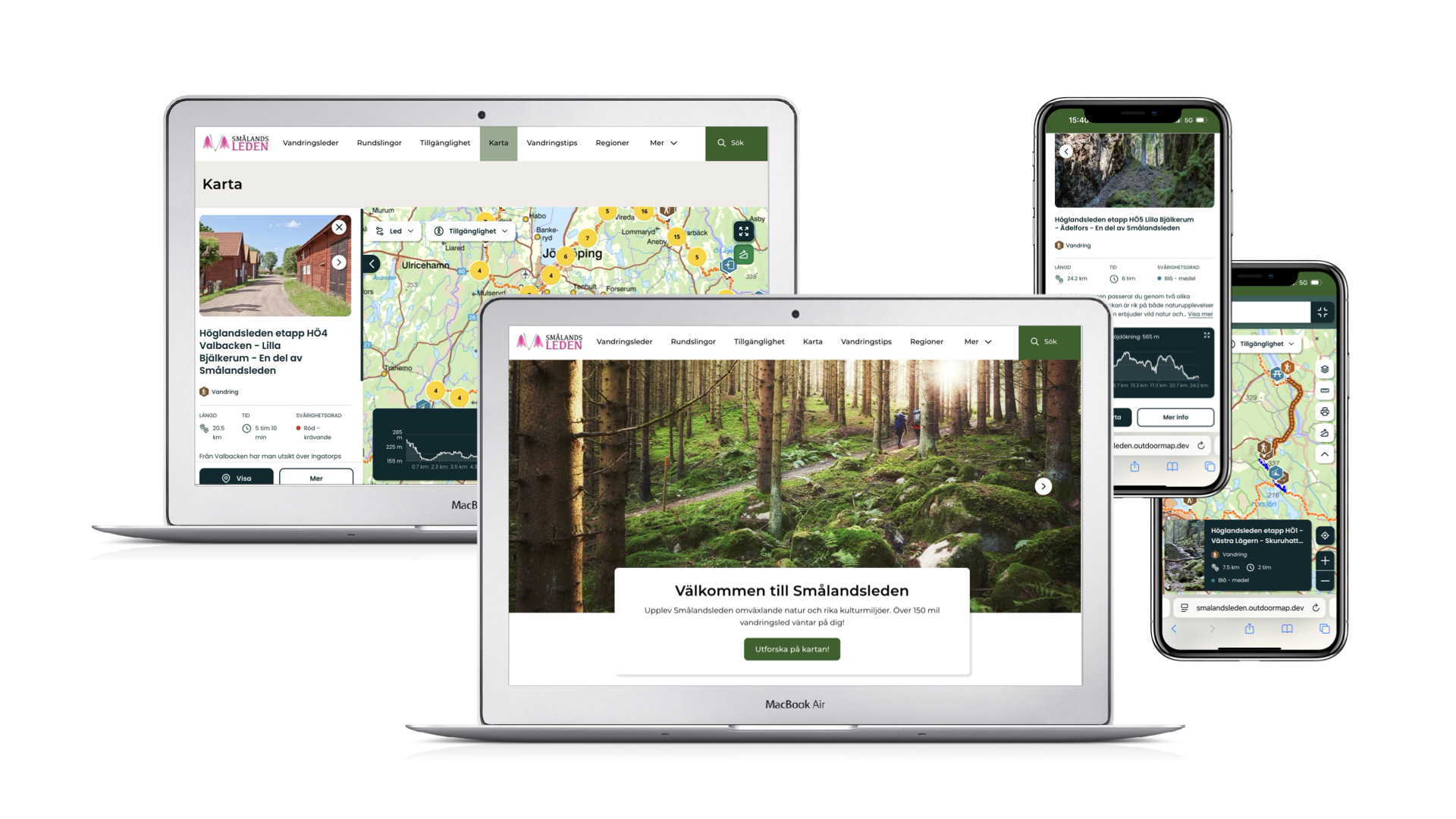 Outdoormap har fått i uppdrag av Region Jönköpings län att ta fram en ny officiell webbplats för Små…