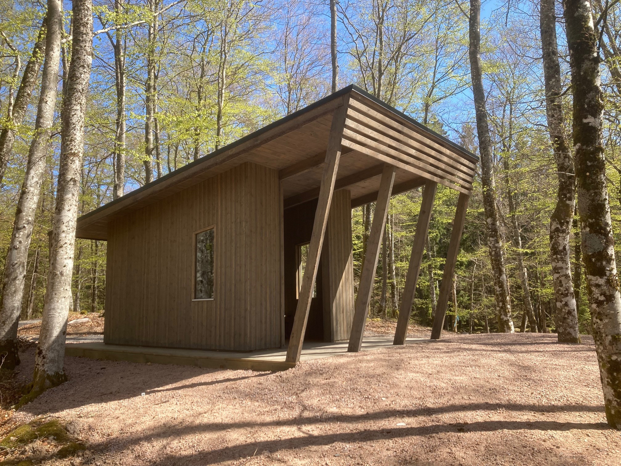 Vindskydd, Kepsmacken i Lundsbo bokskog