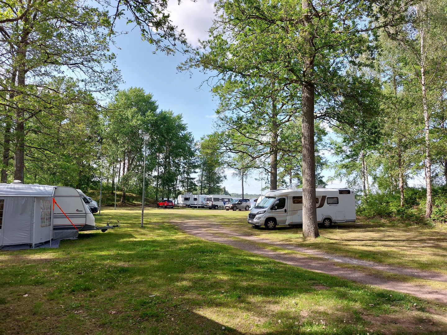 Sjönära camping
