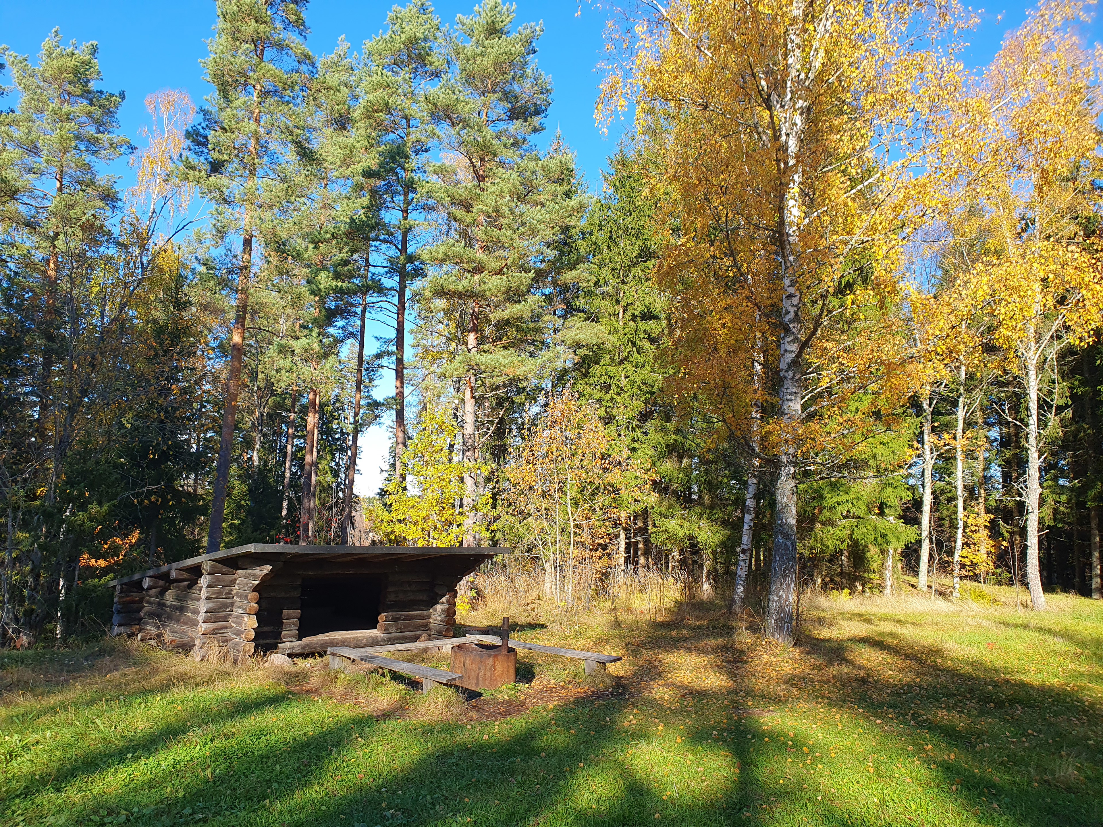 Brantefall, vindskydd