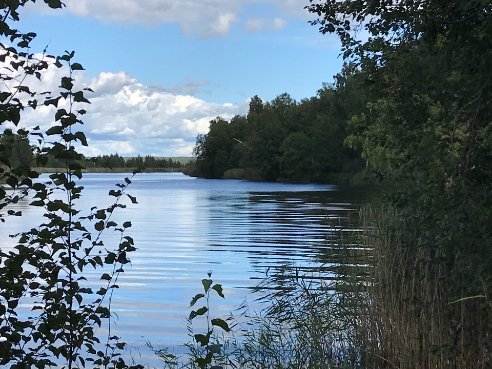 Sträckan bjuder utsikt över Vänern!