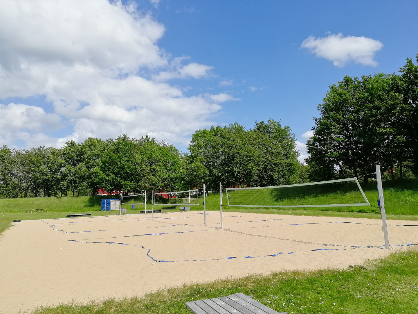 Tre beachplaner