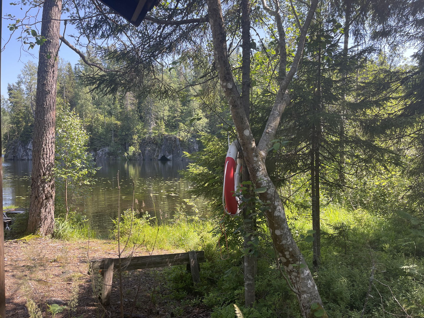 Vy över grottan