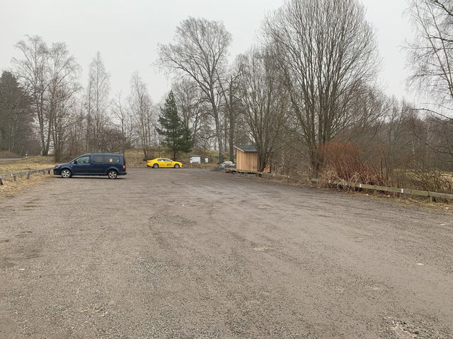 Entré och parkering, Sandemar