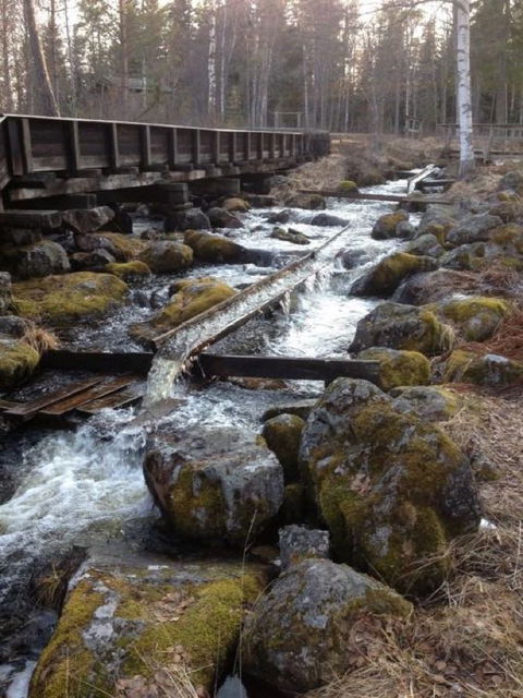 Det gamla industrilandskapet är vackert.