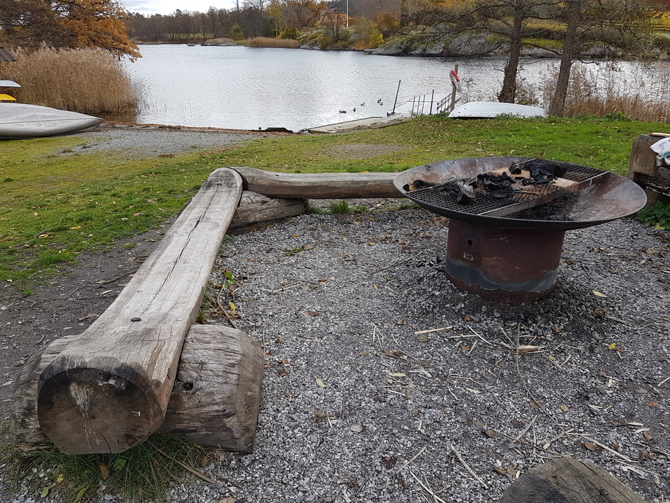 Grillplats Hustegaholm. Foto Lidingö stad.