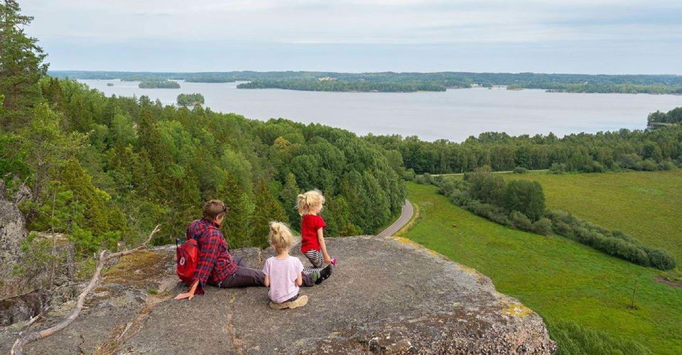 Häftig utsikt från Klevberget
Etapp: Pålehult-Rimforsa
Kinda