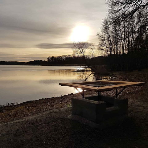 Grillplats vid Fysingenbadet