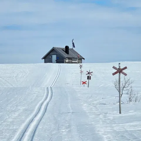 Högfjällshotellet - Åhlénstugan (vinterled, Storlien)
