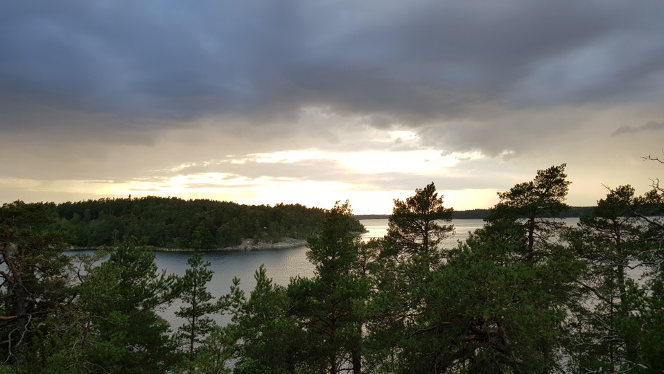 Utsikt från västra Södergarn. Foto Lidingö stad