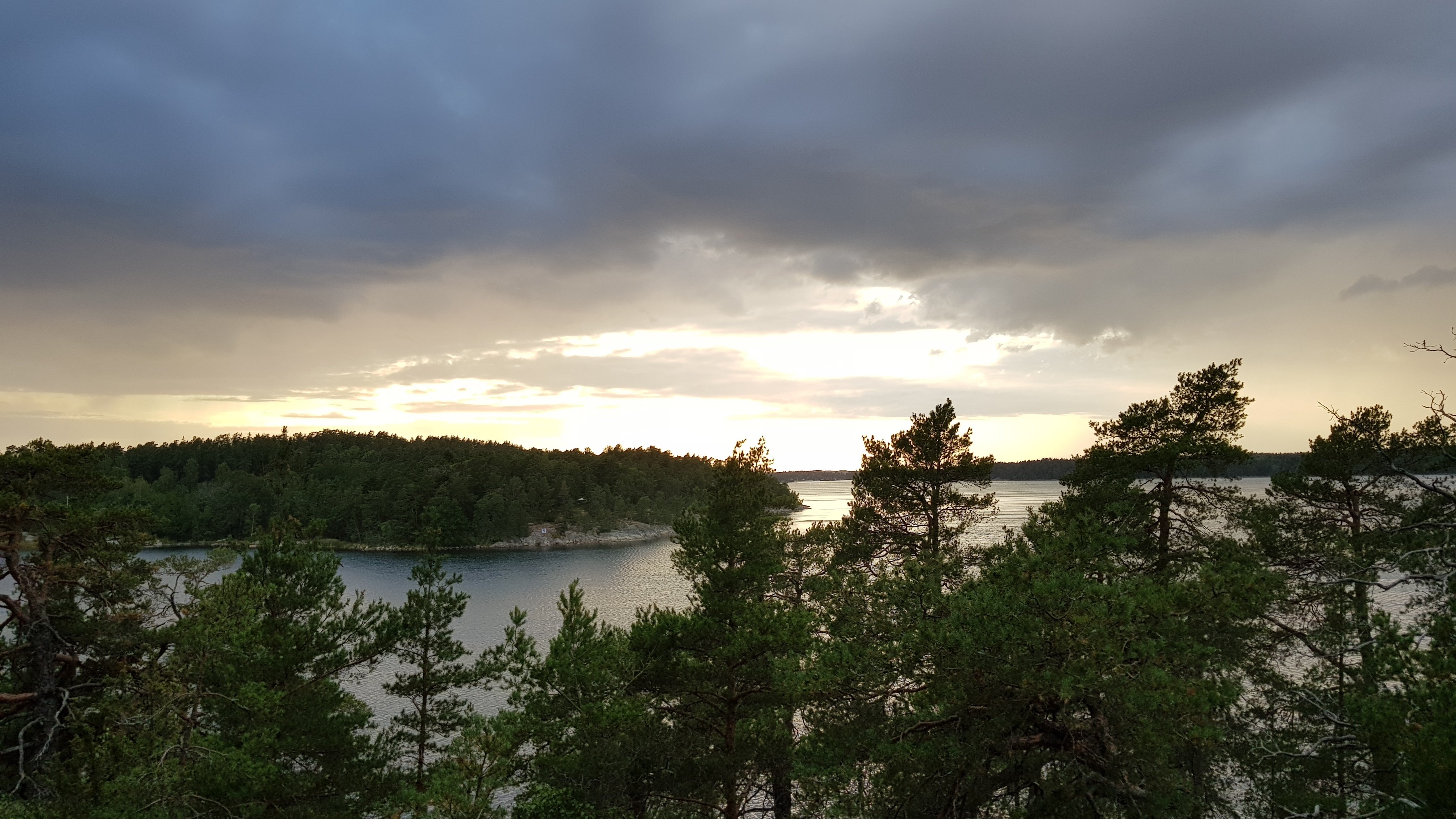 Utsikt från västra Södergarn. Foto Lidingö stad