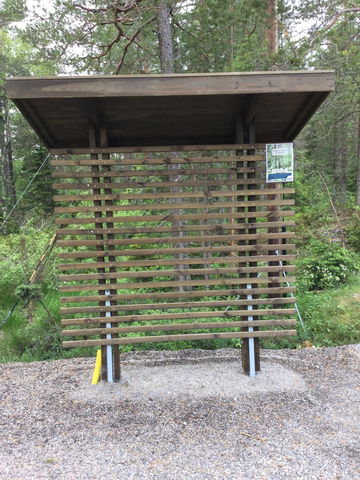 Södra berget entré Anslagstavla