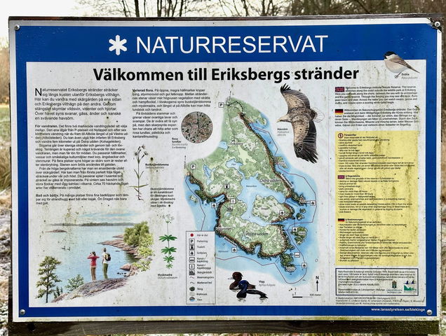 Områdesskyddsinformation, Eriksbergs stränder