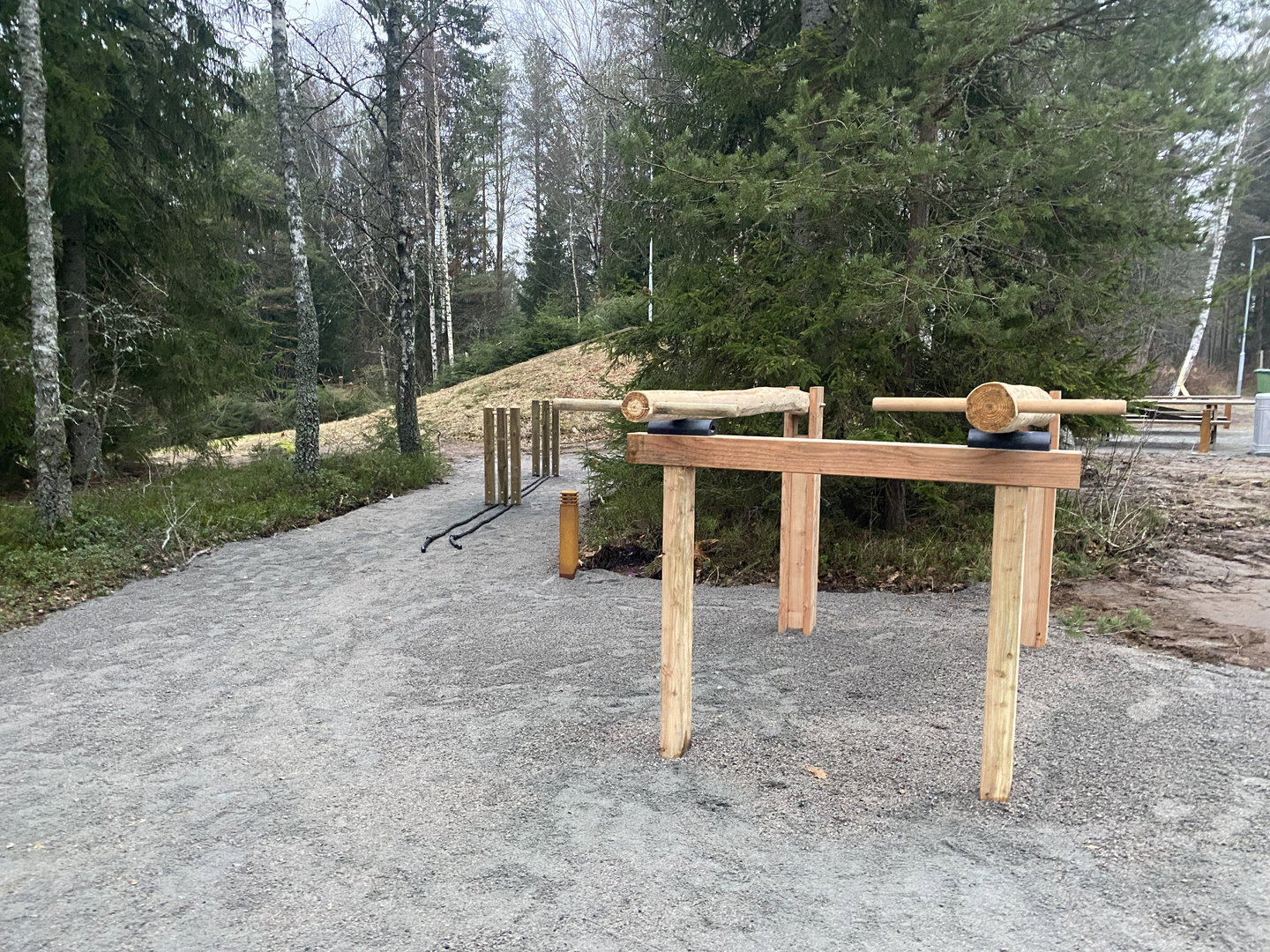 Stocklyft och battlerope