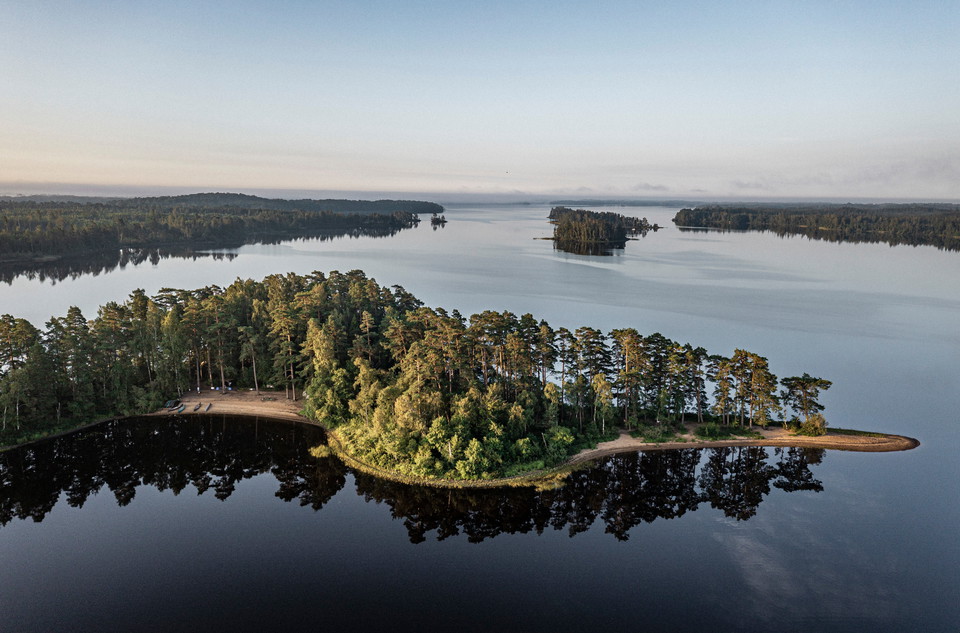 Flygfoto över reveln