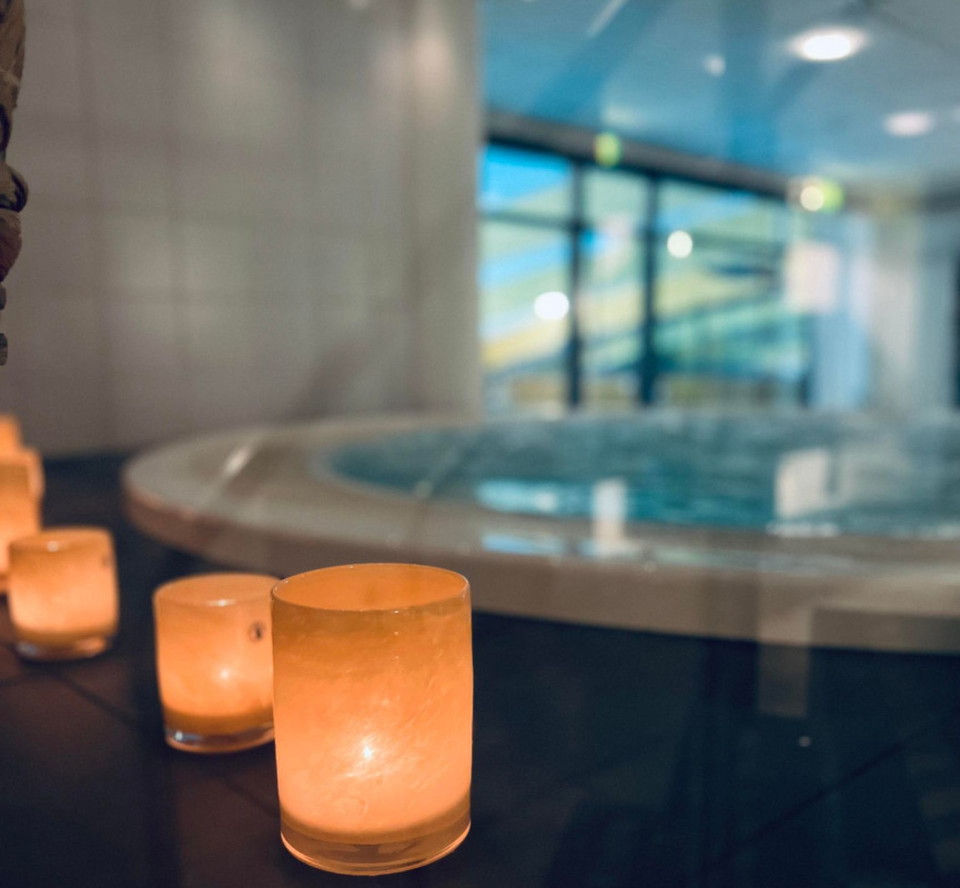 Relaxen på badhuset på Kristinehamn Arena