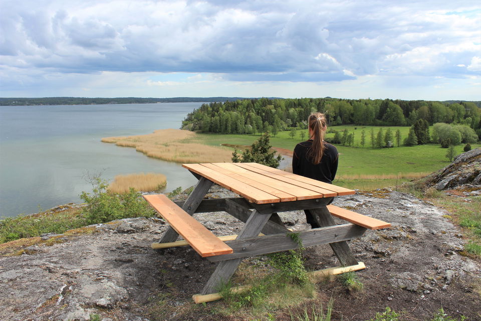 Utsikten är fantastiskt härifrån.