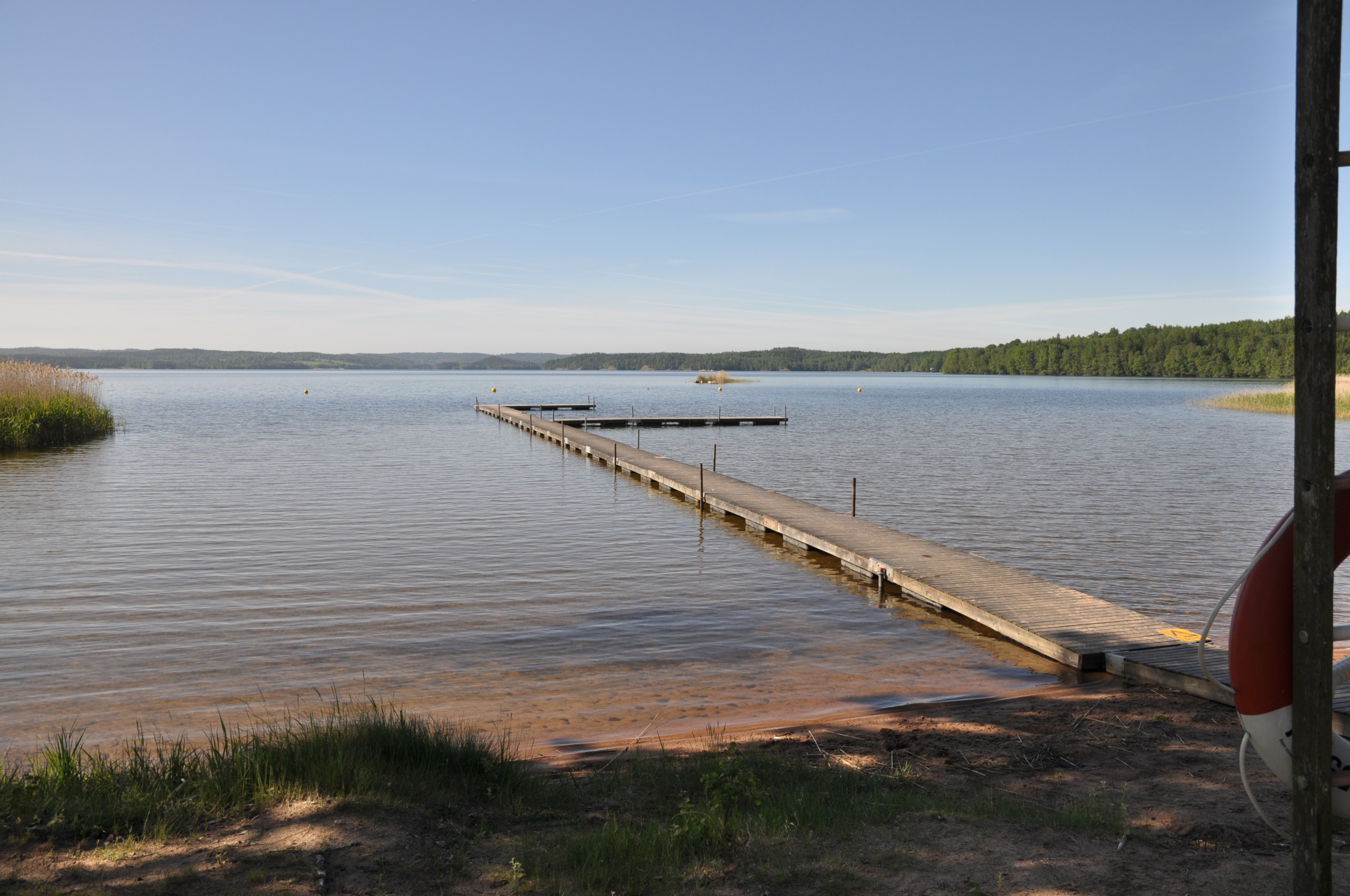 Örserumsbadet: brygga
