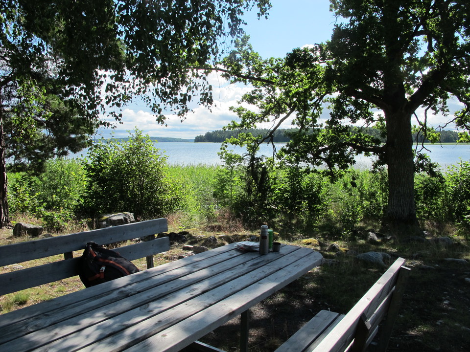 Rastplats vid Knipskärs udde. 