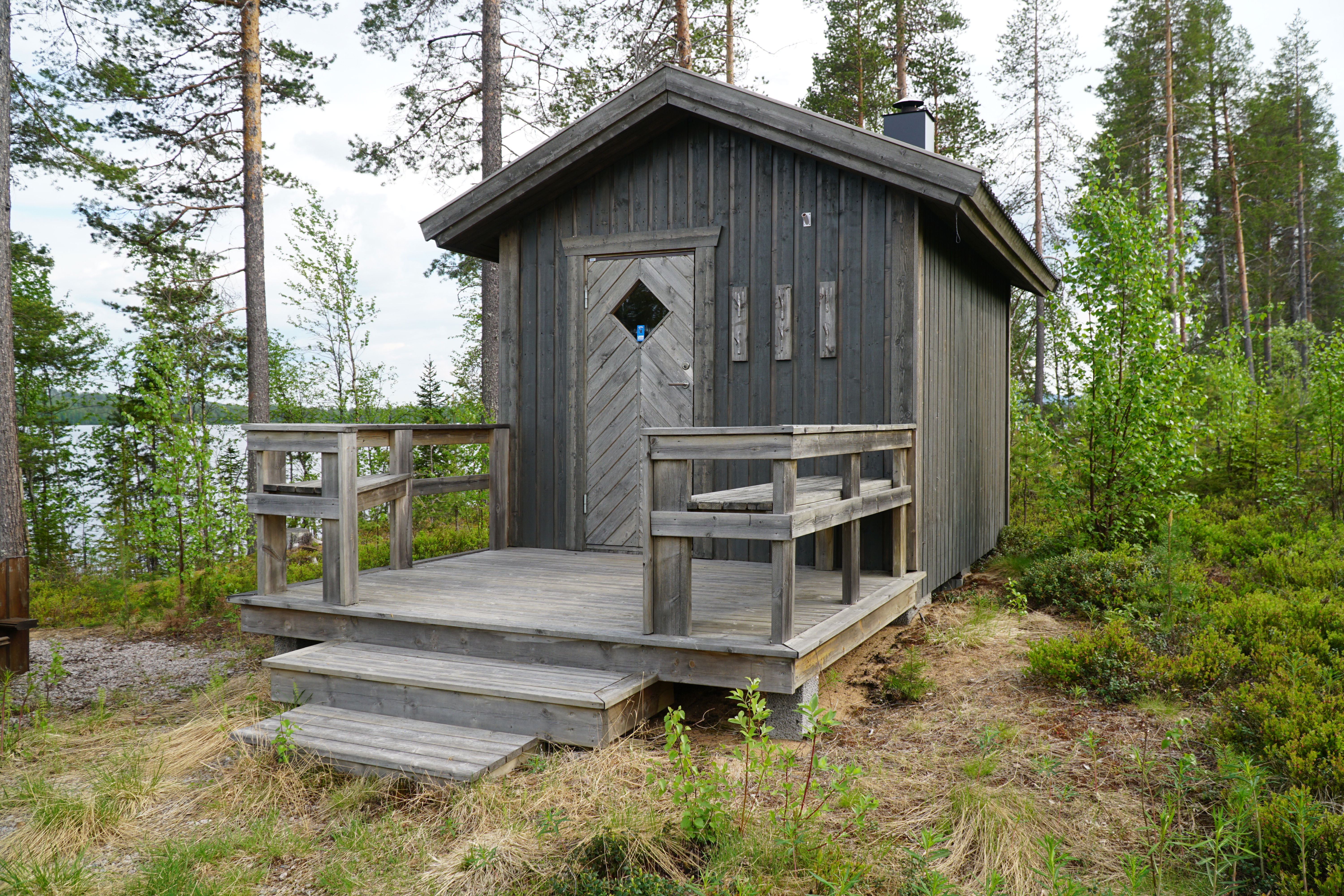 Vallsjärv Lillsandudden's swimming spot | Naturkartan