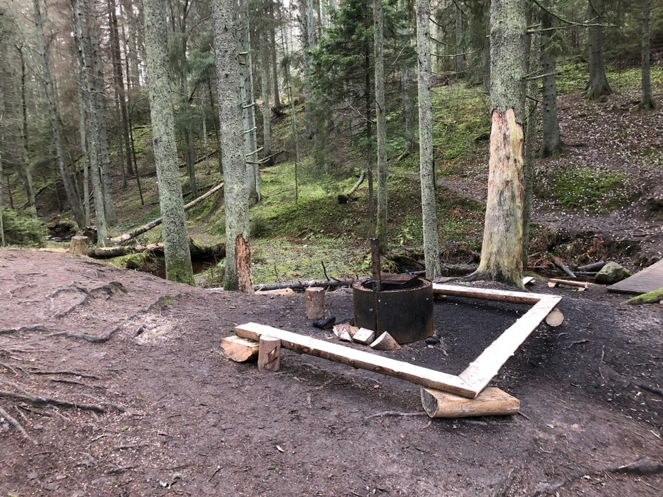Grillplatsen vid Getåravinen