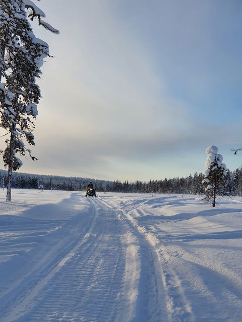 Skoteråkning är populärt i Överkalix