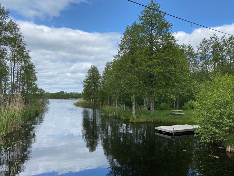Upptagningsplats vid Bysjön