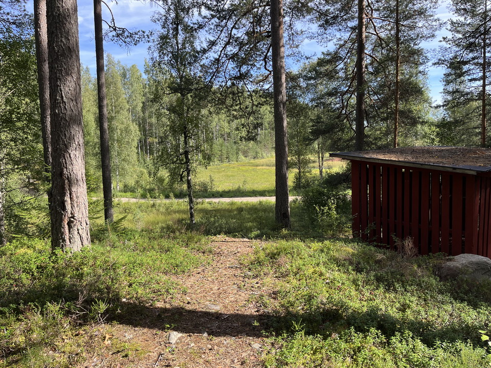 Vy från kojan mot Lumsen