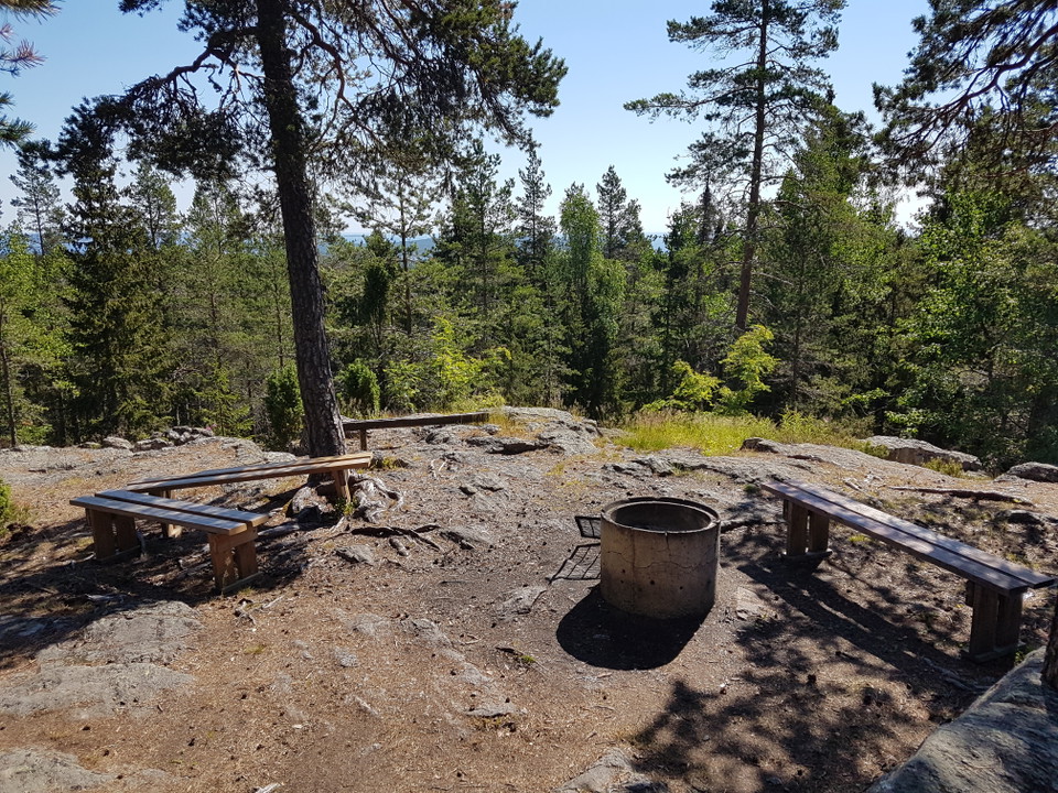 Utsikt från Hovbergsstugan