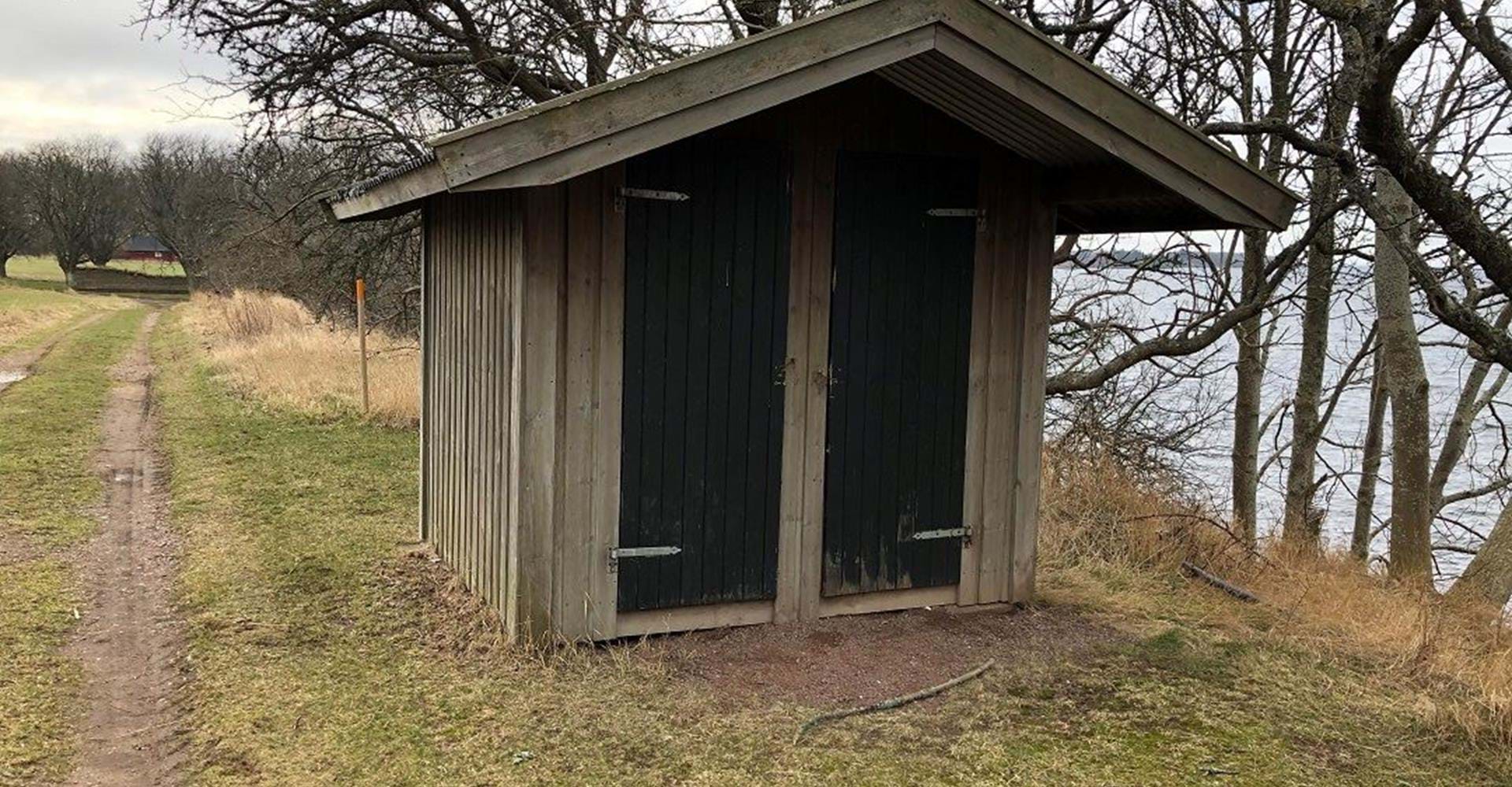 Torrdass nära Sverkerskapellet. 
Etapp: Ödeshög-Omberg. 
Ödeshög