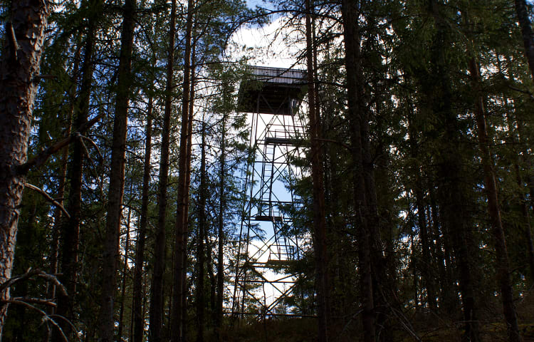 Luftbevakningstorn - Norra Landsberget