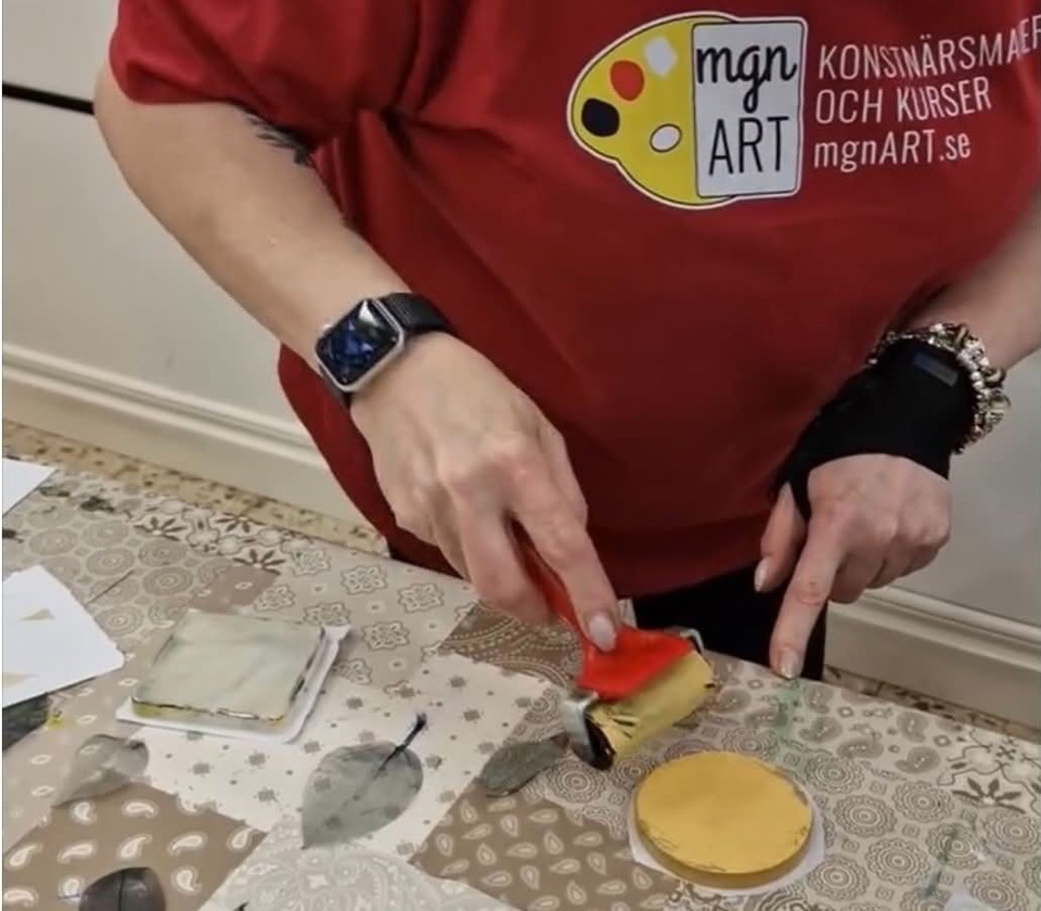 Gelliprinting på mgn ART