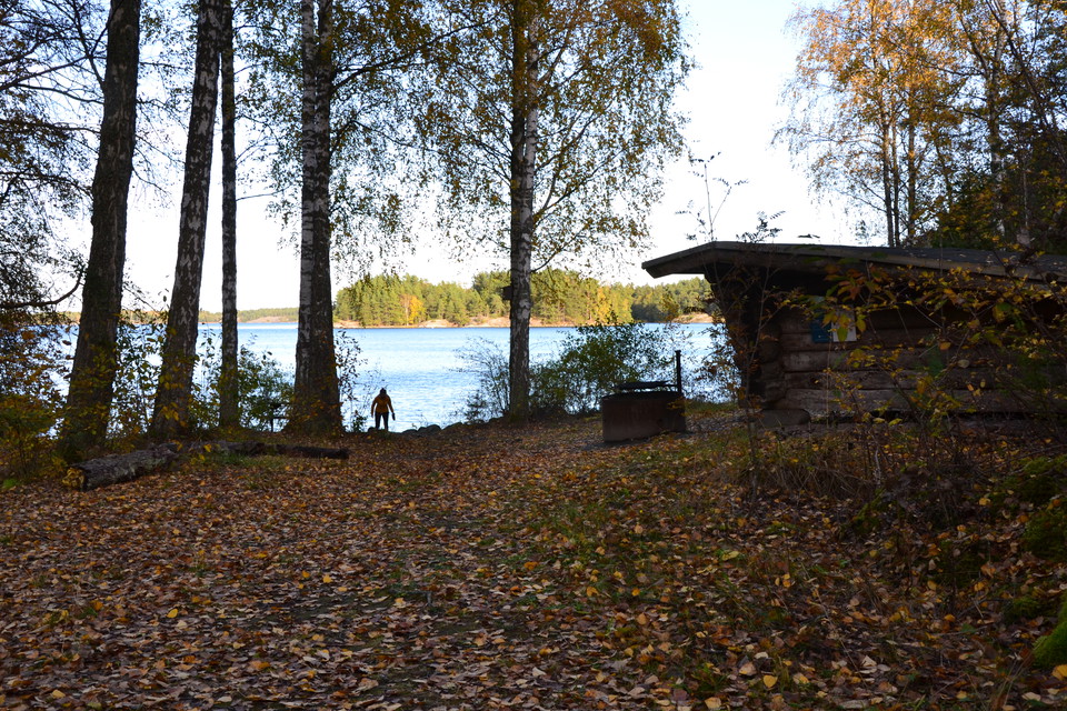 Vindskyddet vid Kättiltäppan.