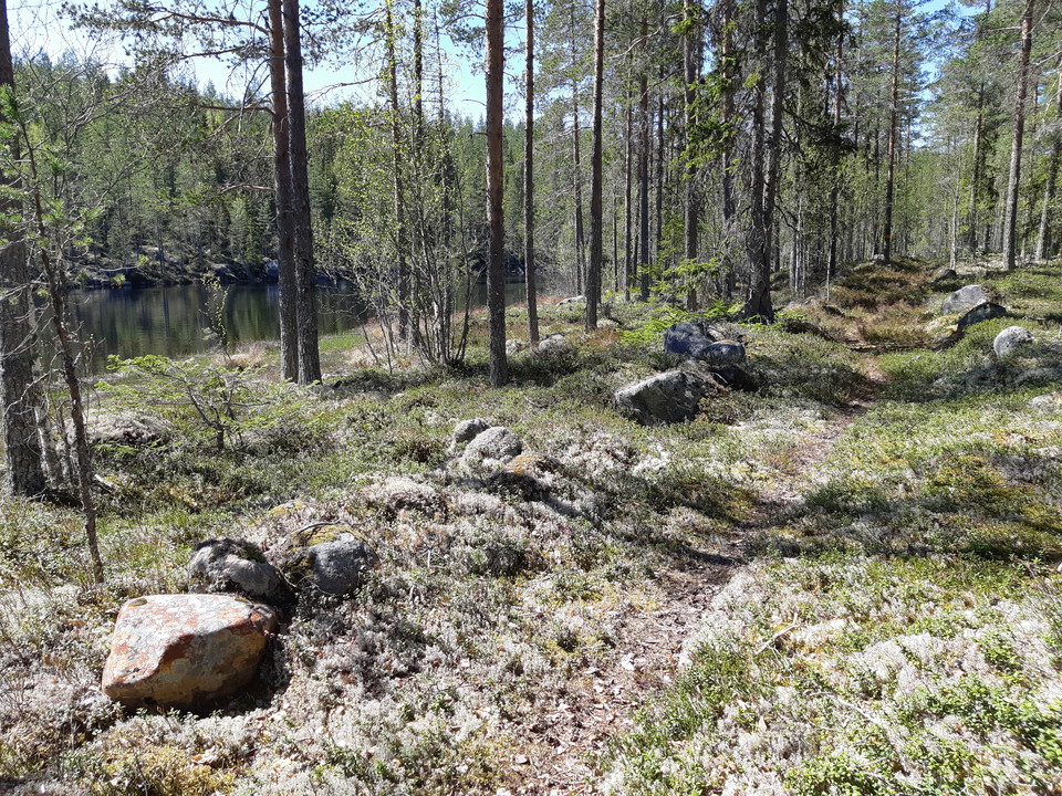 En vandringsdag i vackert väder.
