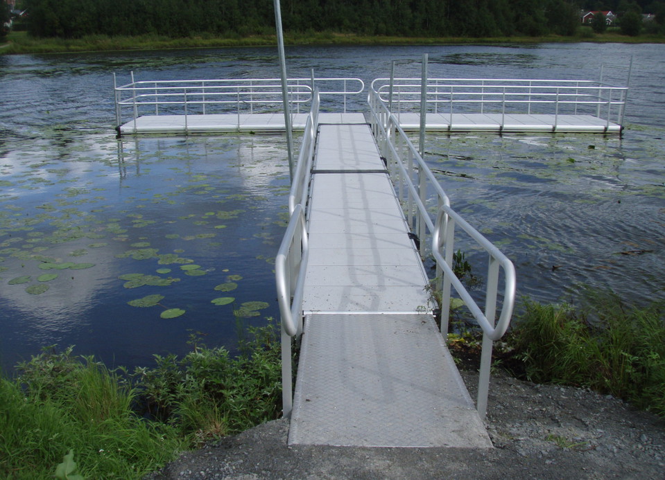 Tillgängliggjord fiskebrygga