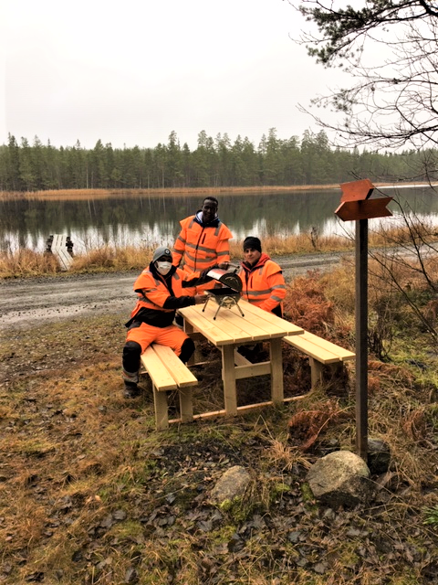 Rastplats vid Västersjön
