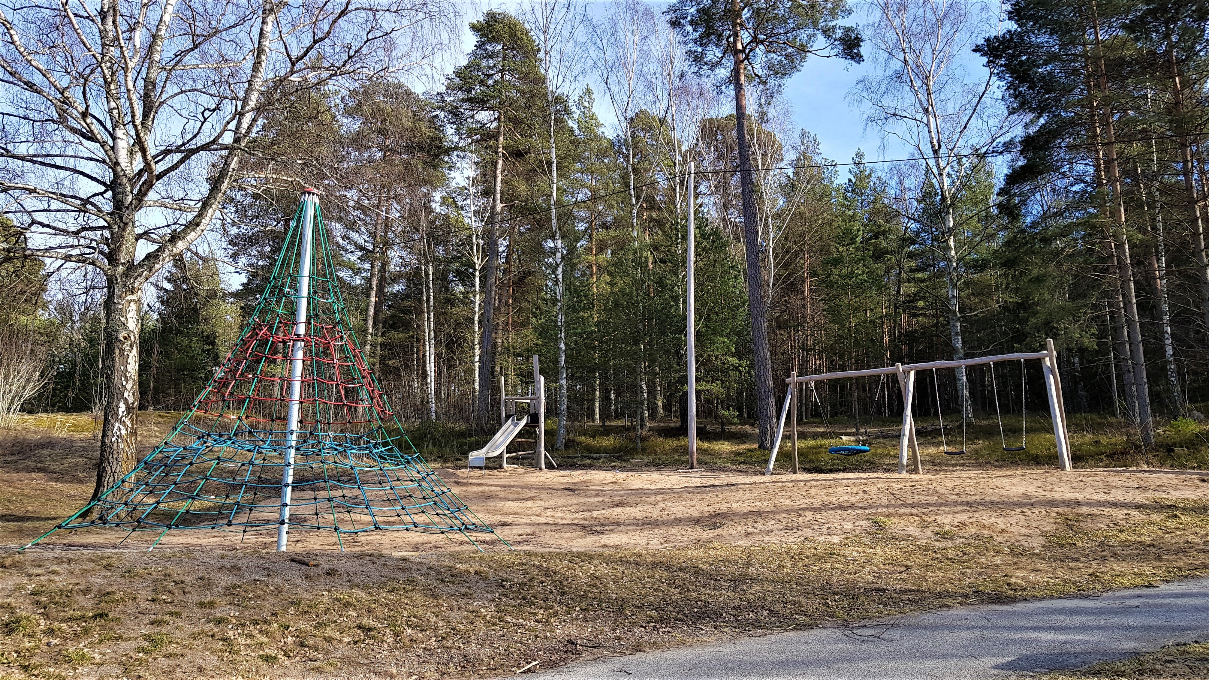 Lekplats vid Fågelöudde. Foto Lidingö stad