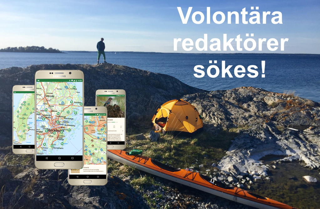 Volontärer sökes till Naturkartans nya Sverige-app