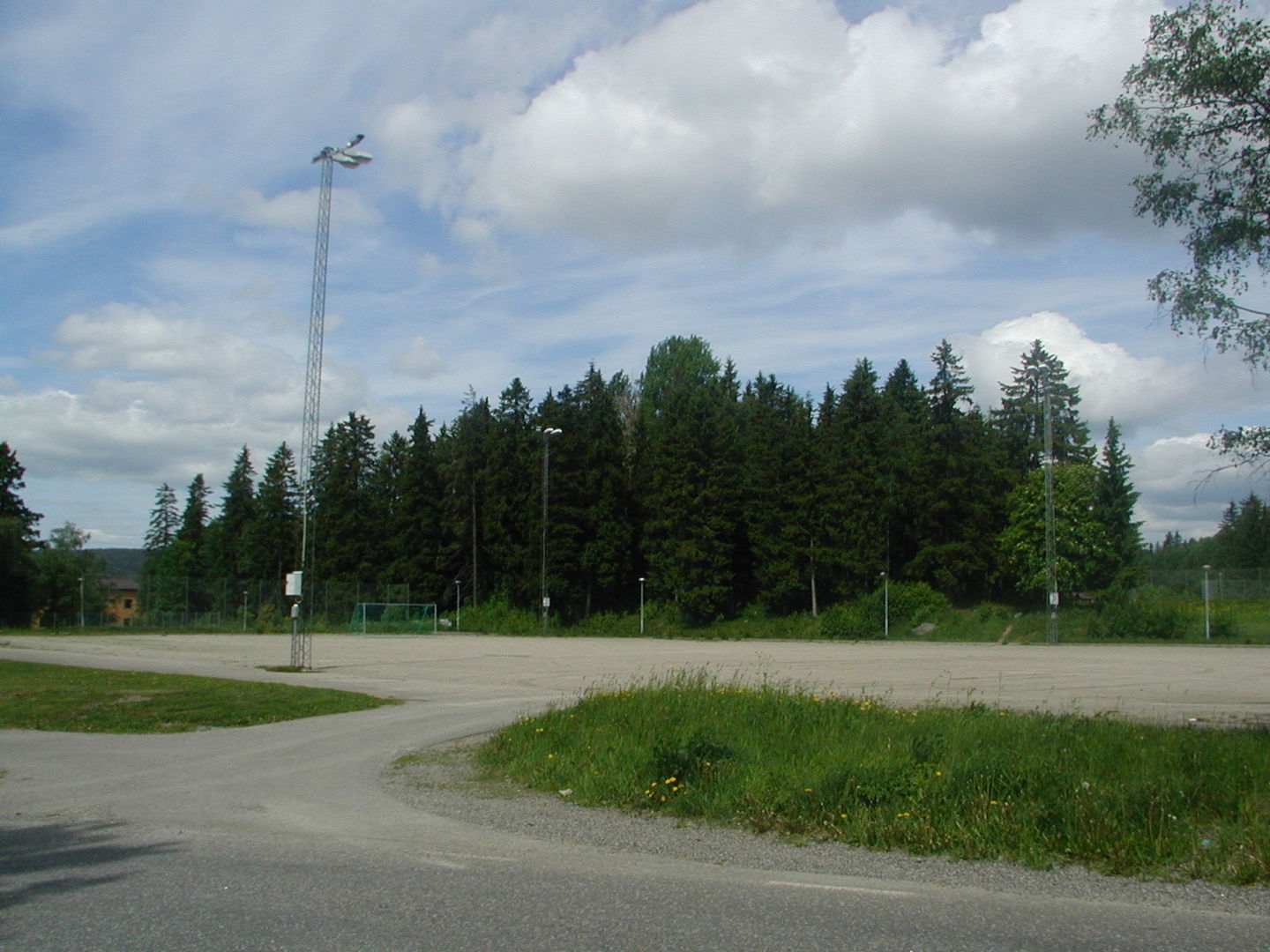 Grusplan vid Ljustadalens IP