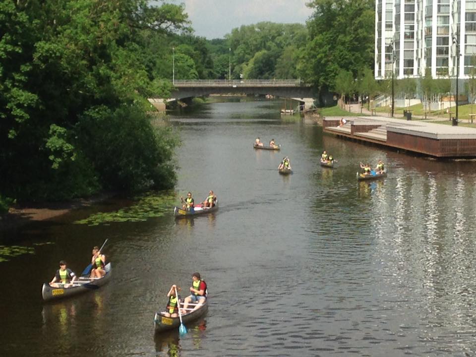 Stisses Sport & Fritid kanotuthyrning mm, Rönne å, Ängelholm