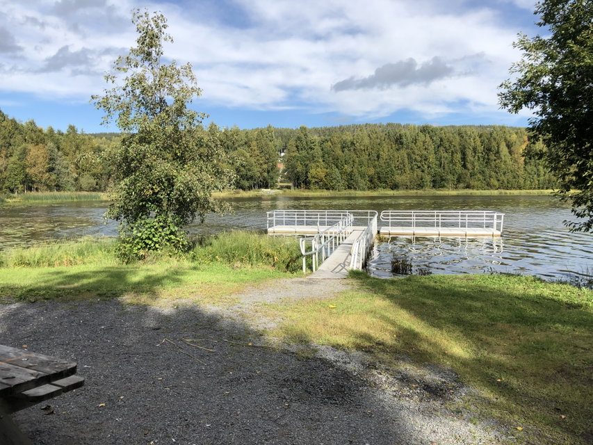 Tillgängliggjord fiskebrygga
