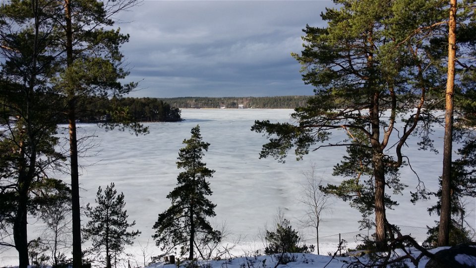 Utsikt mot Södergarnsviken. Foto Lidingö stad