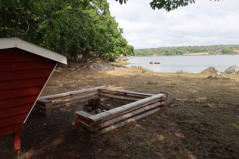 Vindskydd vid Bussemålaviken 
