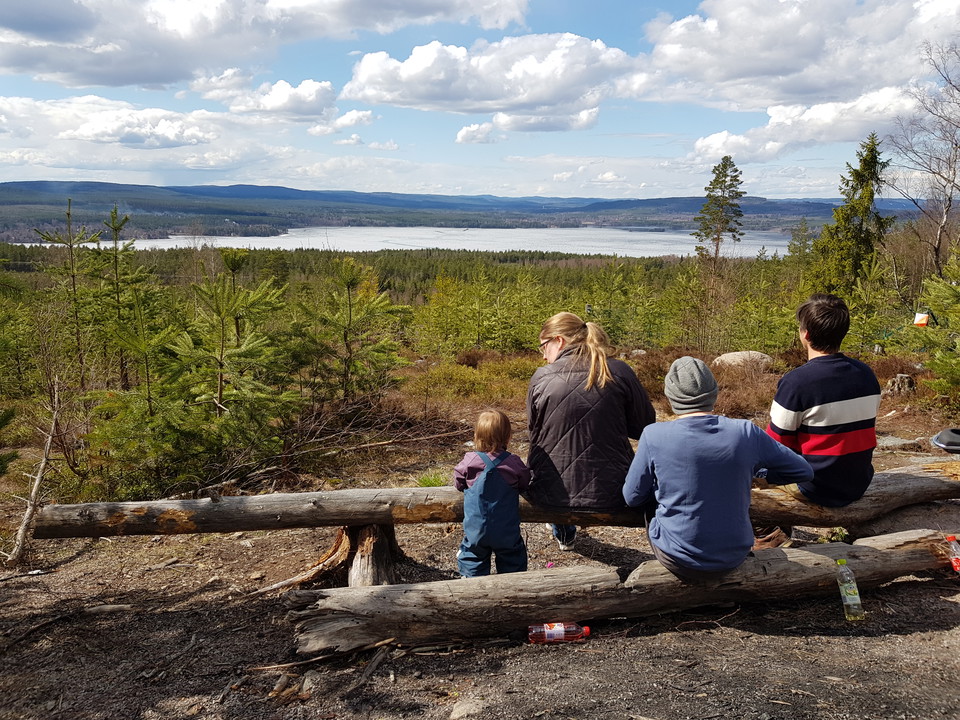 Utsikt över sjön Varpan