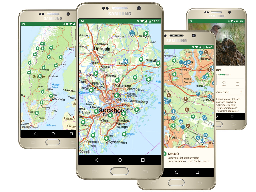 Ny app till hela Sveriges natur och friluftsliv