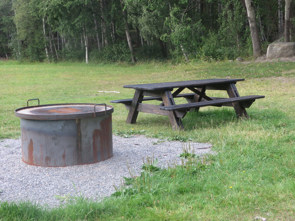 Grillplats vid nedre myren