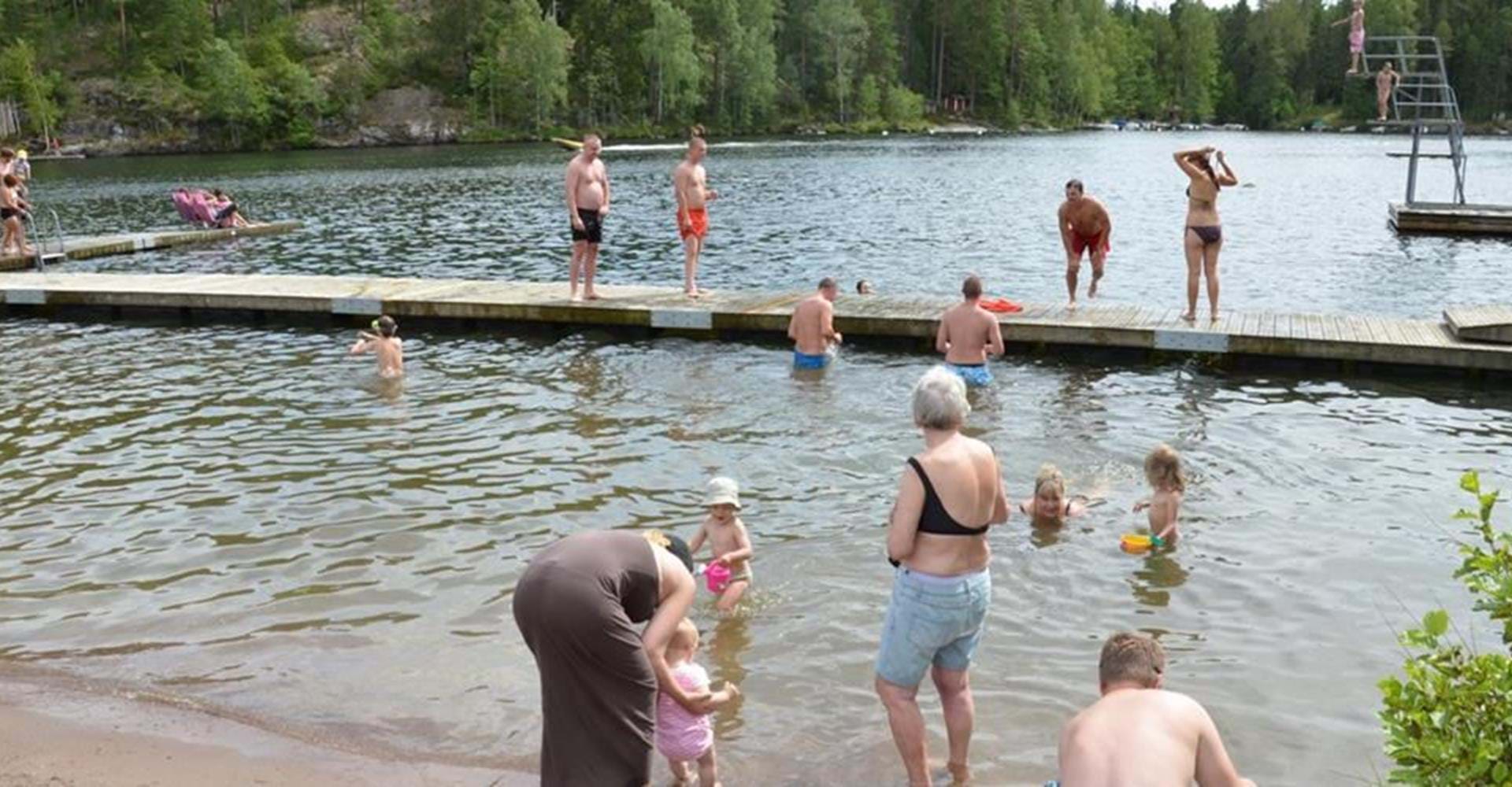 Insjöbad i Yxningen, Gusum
Valdemarsvik