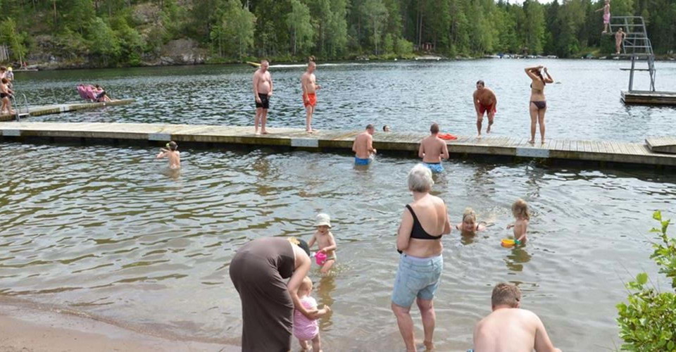 Insjöbad i Yxningen, Gusum
Valdemarsvik